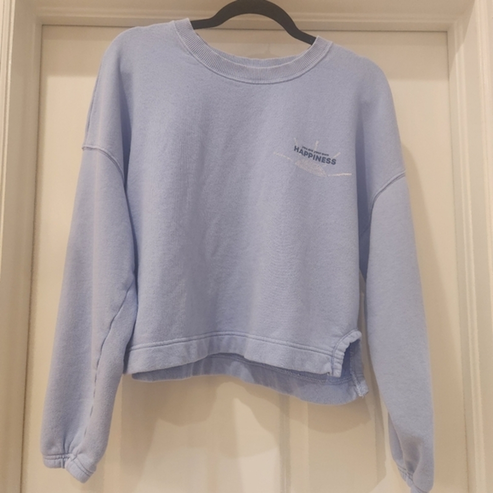Aerie Light Blue Sweatshirt